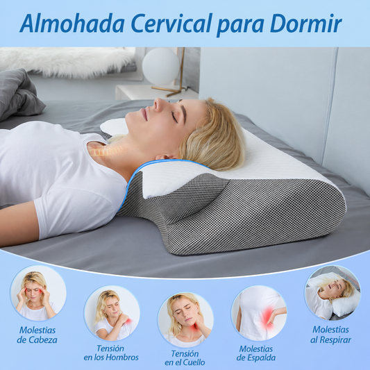 Almohada cervical con espuma viscoelástica